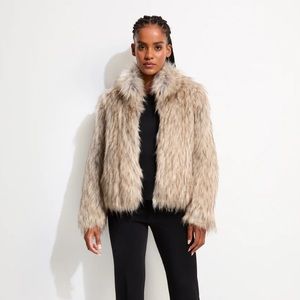 FUR DELISH JACKET IN NATURAL